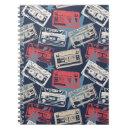 Search for cassette tape notebooks Illustration