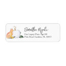 Search for fox baby shower return address labels Watercolor