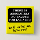 Search for excuse badges Lazy