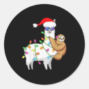 Search for funny llama stickers Xmas