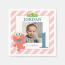 Search for sesame street birthday napkins Striped