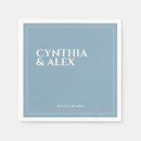 Search for dusty blue napkins Bridal shower