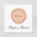 Search for spa referral cards Makeup artist