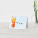 Search for hawaiian wedding thank you cards Pineapple