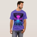 Search for synthwave tshirts Neon sunset