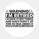 Search for retirement stickers Retiree
