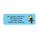 Search for birds on a branch return address labels Beautiful