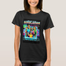 Search for simulation tshirts Retro