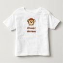 Search for monkey toddler tshirts Cheeky