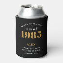 Search for 40th birthday can coolers Typography