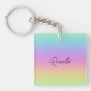 Search for gradient background key rings Rainbow