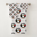 Search for penguin bath towels Illustration