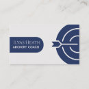 Search for archery business cards Professional