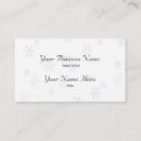 Search for icy business cards Snow