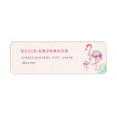 Search for pink flamingo return address labels Baby shower