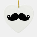Search for mustache christmas tree decorations Retro