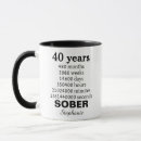 Search for clean sober mugs Addiction recovery
