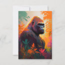 Search for gorilla thank you cards Wildlife
