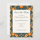 Search for teal orange save the dates Floral