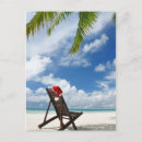 Search for beach chair christmas cards Red