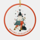Search for cat puns christmas tree decorations Watercolor
