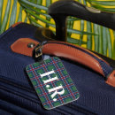 Search for tartan luggage tags Green