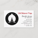 Search for position business cards Yoga