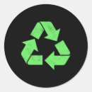 Search for recycle logo stickers Green