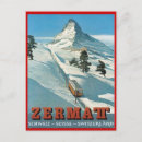 Search for skiers postcards Switzerland