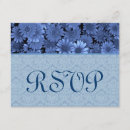 Search for damask rsvp cards Navy