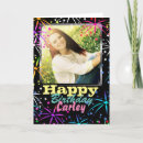 Search for fireworks photo cards Black