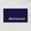 Search for democratic business cards Politics