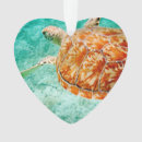 Search for turtle heart christmas tree decorations Ocean