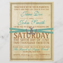 Search for turquoise and brown wedding invitations Western