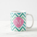 Search for mongram mugs Girly
