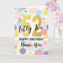 Search for 52nd birthday cards For her