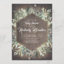 Search for frame baby shower invitations Greenery