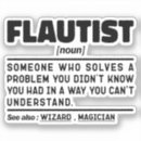 Search for musical instruments stickers Flautist
