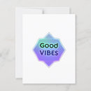 Search for good vibes postcards Typography