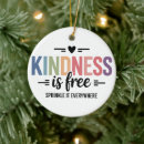 Search for kindness quote christmas tree decorations Typography