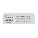 Search for grey return address labels Company