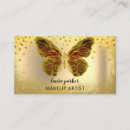 Search for butterfly logo business cards Gold