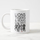 Search for lion and tiger mugs Dorothy