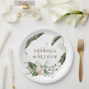Search for floral wedding plates Typography