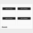 Search for black and white border stickers Simple