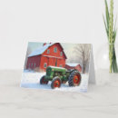 Search for tractor christmas cards Winter