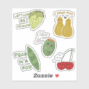 Search for vegetable puns stickers Funny