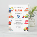 Search for transportation birthday invitations Cars birthday party
