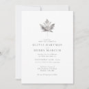 Search for maple leaf wedding invitations Elegant