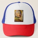 Search for hand painted hats Red